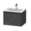 Duravit Ketho.2 - Wastafelkast 440x610x480 Mm, 1 Lade, Grafiet Mat K25062049490000