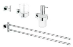 Grohe Essentials Cube - Accessoireset 4-in-1, Chroom 40847001
