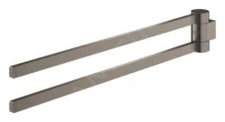 Grohe Selection - Handdoekhouder Dubbel, Draaibaar, Geborsteld Hard Graphite 41063AL0 -Duravit || Geberit || Grohe Verkoopwinkel 2c6552ab9754048018544585
