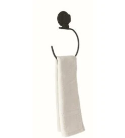 Compactor Bestlock - Handdoekring Met Zuignap, Zwart RAN9783