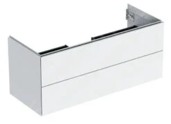 Geberit ONE - Wastafelonderkast 118x50x47 Cm, 2 Laden, Glanzend Wit 505.265.00.1