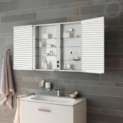 Keuco Royal Match - Spiegelkast Met LED-verlichting, 1000x700x160 Mm, Zilver Geanodiseerd 12803171311 -Duravit || Geberit || Grohe Verkoopwinkel 2db203b2d62802827fd66155 1