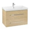 Villeroy & Boch Avento - Wastafelkast, 780x514x452 Mm, 2 Laden, Nordic Oak A89100VJ