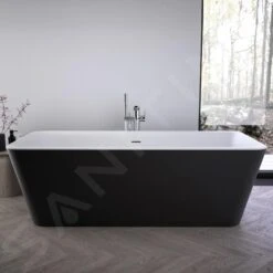 Ideal Standard Tonic II - Vrijstaand Bad 1800x800 Mm, Mat Wit/mat Zwart K8725V3 -Duravit || Geberit || Grohe Verkoopwinkel 315ca35b971d65877378c32a