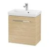 Villeroy & Boch Avento - Wastafelkast, 530x514x352 Mm, 1 Deur, Nordic Oak A88801VJ