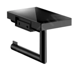 Keuco Reva - Toiletpapierhouder, Mat Zwart 12873379000 -Duravit || Geberit || Grohe Verkoopwinkel 3226be37d3da0e5fb35801a8