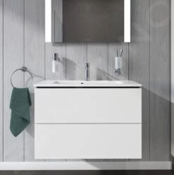 Duravit L-Cube - Wastafelonderkast 550x820x391 Mm, 2 Laden, Wit Mat LC625701818 -Duravit || Geberit || Grohe Verkoopwinkel 32524baf44f12698e1ad5b6c