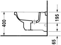 Duravit 1930 - Wandbidet 360 X580 Mm, Wit 0266100000 31 Duravit 1930 - Wandbidet 360 X580 Mm, Wit 0266100000 -Duravit || Geberit || Grohe Verkoopwinkel 342452c68584fd6f1feef233