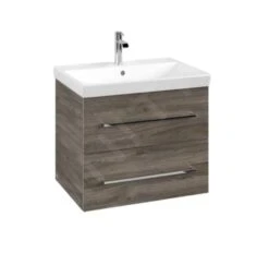 Villeroy & Boch Avento - Wastafelonderkast, 630x514x452 Mm, 2 Lades, Stone Oak A89000RK