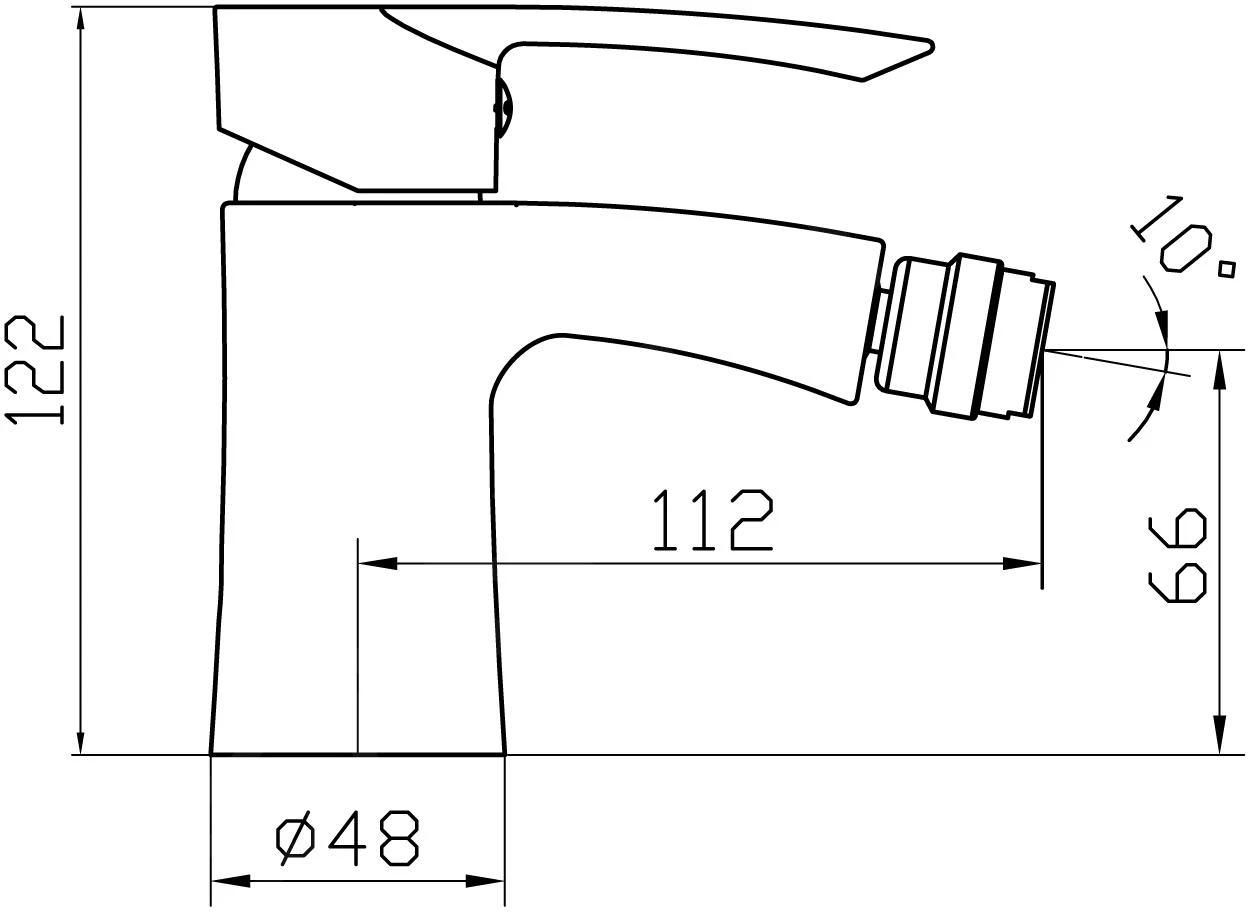 Novaservis Nobless Heda - Bidetkraan Met Afvoergarnituur, Chroom 40011,0 2 Novaservis Nobless Heda - Bidetkraan Met Afvoergarnituur, Chroom 40011,0 - Afbeelding 2