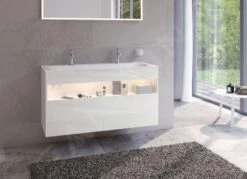 Keuco Stageline - Wastafelonderkast, 1200x625x490 Mm, Met Verlichting En USB, Wit 32882300100 -Duravit || Geberit || Grohe Verkoopwinkel 36710657c083e38e7af2dd57