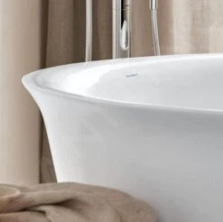 Duravit White Tulip - Vrijstaand Bad, Diameter 1400 Mm, ClickClack, Wit 700470000000000 -Duravit || Geberit || Grohe Verkoopwinkel 36b5ee68041f180660c85553