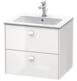 Duravit Brioso - Wastafelonderkast 553x620x479 Mm, 2 Lades, Glans Wit BR410102222