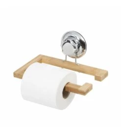 Compactor Bestlock - Toiletrolhouder Met Zuignap, Bamboe/chroom RAN5804 -Duravit || Geberit || Grohe Verkoopwinkel 36e240197e93a9f1ada3f86c