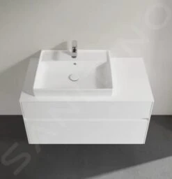 Villeroy & Boch Collaro - Wastafelonderkast, 1000x548x500 Mm, 2 Laden, Glossy White C01700DH -Duravit || Geberit || Grohe Verkoopwinkel 3784713df266c33a7d15f236