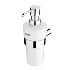 Nimco Bormo - Keramische Zeepdispenser Met Houder, Wit/chroom BR 11031KN-26