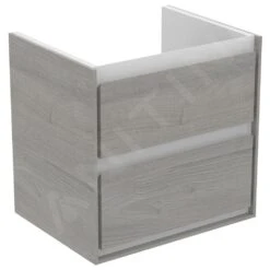 Ideal Standard Connect Air - Wastafelonderkast 530x409x517 Mm, Grijs Eiken/mat Wit Gelakt E1606PS