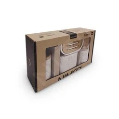 Nimco Kora - Set Badkamer Accessoires 4 In 1, Zandbeige/bamboe KO 24000SET-86 -Duravit || Geberit || Grohe Verkoopwinkel 3a90429db56671119198160e