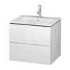 Duravit L-Cube - Wastafelonderkast 550x620x481 Mm, 2 Laden, Wit Mat LC624001818