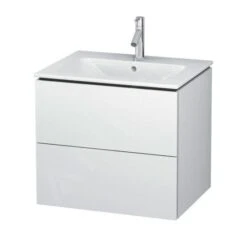 Duravit L-Cube - Wastafelonderkast 550x620x481 Mm, 2 Laden, Wit Mat LC624001818
