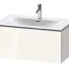 Duravit L-Cube - Wastafelonderkast 400x820x481 Mm, 1 La, Glanzend Wit LC613702222