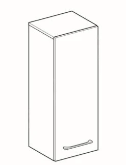 Geberit Selnova Square - Spiegelkast 850x330x297 Mm, 1 Deur, Glanzend Wit 501.276.00.1 -Duravit || Geberit || Grohe Verkoopwinkel 3c160545874b9c8987e1b1ae