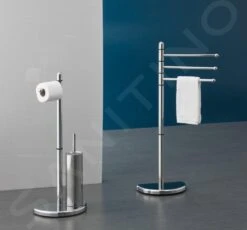 Aqualine Accessoires - Staande Handdoekhouder, Chroom HI31 -Duravit || Geberit || Grohe Verkoopwinkel 3c46ca3df9d46d22f8a7ae6e