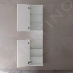 Keuco Stageline - Hoge Kast, 400x1800x360 Mm, 2 Deuren, Scharnieren Links, Wit 32831300001 -Duravit || Geberit || Grohe Verkoopwinkel 3c981a4a61575ebb1fd00ef3