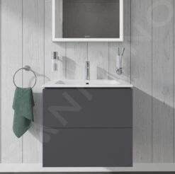 Duravit L-Cube - Wastafelonderkast 550x620x481 Mm, 2 Laden, Grafiet Mat LC624004949 -Duravit || Geberit || Grohe Verkoopwinkel 3d0c90f5c2f9d9b2b72bad70