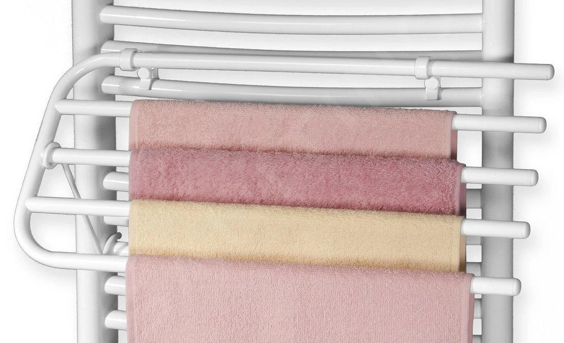 Aqualine Accessoires - Droogrek Voor Radiator, Universeel, Glanzend Wit 25-03-SV450 5 Aqualine Accessoires - Droogrek Voor Radiator, Universeel, Glanzend Wit 25-03-SV450 - Afbeelding 5