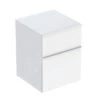 Geberit ICon - Zijkast 45x60x48 Cm, 2 Laden, Glanzend Wit 502.315.01.1