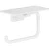 Hansgrohe AddStoris - Toiletrolhouder Met Planchet, Mat Wit 41772700