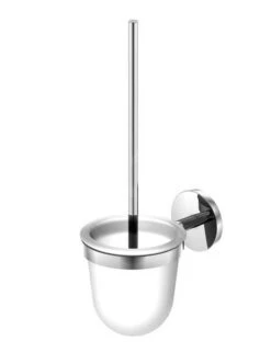 Steinberg 650 - Wandtoiletborstel Met Houder, Wit Glas/chroom 650 2911