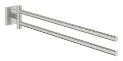 Grohe QuickFix Start Cube - Handdoekhouder Dubbel, Lengte 44 Cm, Supersteel 40976DC0