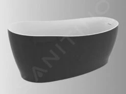 Ideal Standard Around - Vrijstaand Bad 1800x850 Mm, Glanzend Wit/glanzend Zwart K8715V2 -Duravit || Geberit || Grohe Verkoopwinkel 41c744bd03cae31fae548f0b