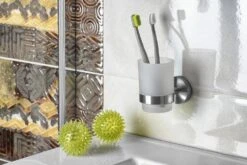 Sapho X-STEEL - Glashouder, Glas/rvs XS900 -Duravit || Geberit || Grohe Verkoopwinkel 42094bbd4783b30238629703