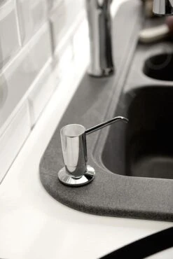 Sapho Accessoires - Inbouw Zeepdispenser, Rond, Chroom SP023 -Duravit || Geberit || Grohe Verkoopwinkel 431a24da6e9b7fd9112d0825