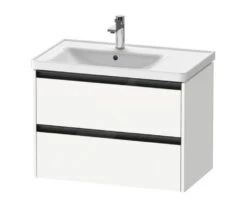 Duravit Ketho.2 - Wastafelkast 549x784x455 Mm, 2 Laden, Mat Wit K25285018180000