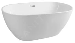 Aqualine Baden - Vrijstaand Bad 150x82 Cm, Wit E1850