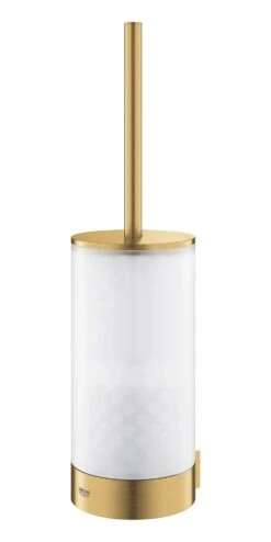 Grohe Selection - Toiletborstel Met Houder, Glas/geborsteld Cool Sunrise 41076GN0 -Duravit || Geberit || Grohe Verkoopwinkel 45088b3e9485e5213009647f