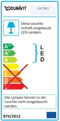 Duravit Spiegels - Spiegel, Diameter 700 Mm, Met LED-verlichting LM7851000000000 -Duravit || Geberit || Grohe Verkoopwinkel 4521c89ed665ab950fdd21c4
