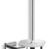 Novaservis Titania Elis - WC-borstel Wandmodel Met Houder, Melkglas/chroom 66433,0