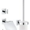 Grohe QuickFix Start Cube - Toiletaccessoireset 3-in-1, Chroom 41123000