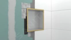 Hansgrohe XtraStoris Individual - Inbouwnis Met Designlijst, 300x300x100 Mm, Geborsteld Rvs/vzhled Zlata 56097990 -Duravit || Geberit || Grohe Verkoopwinkel 468e85fdf9aab33dc177d6bf