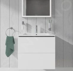 Duravit L-Cube - Wastafelonderkast 550x620x481 Mm, 2 Laden, Glanzend Wit LC624002222 -Duravit || Geberit || Grohe Verkoopwinkel 46d185a7162ca0d6f8adb80f