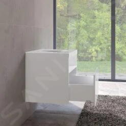 Keuco Stageline - Wastafelonderkast, 800x550x490 Mm, Met Uitsparing Voor Wastafel En Kraan Links, Wit 32864300000 -Duravit || Geberit || Grohe Verkoopwinkel 46e5bf9d367d5c94343c015b 3