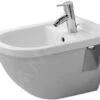 Duravit Starck 3 - Wandbidet Met Overloop, Met WonderGliss, Wit 22301500001