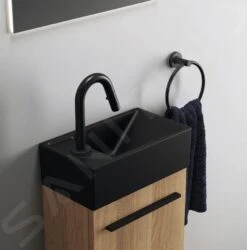 Ideal Standard I.Life S - Wastafelonderkast, 354x550x202 Mm, 1 Deur, Eikenhout T5302NX -Duravit || Geberit || Grohe Verkoopwinkel 492d5787c1086da676b49194