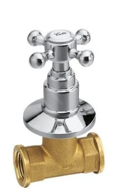 Sapho Reitano Rubinetteria Antea - Inbouw Stopkraan Met Inbouwdeel, Warm, Chroom 3051H