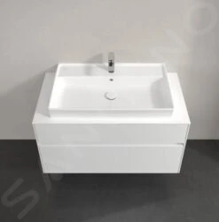 Villeroy & Boch Collaro - Wastafelonderkast, 1000x548x500 Mm, 2 Laden, Glossy White C02000DH -Duravit || Geberit || Grohe Verkoopwinkel 49cdc558622509f7c58af14a